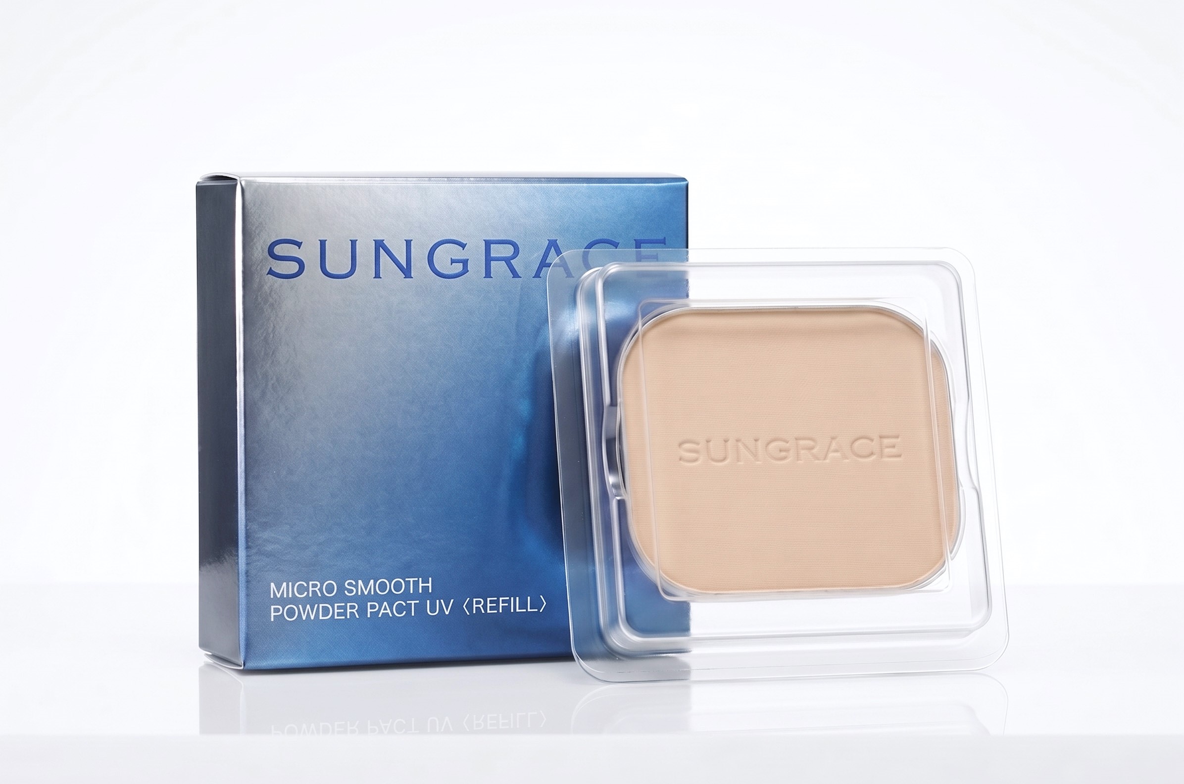 SUNGRACE MICRO SMOOTH POWDER PACT UV(REFILL)+box